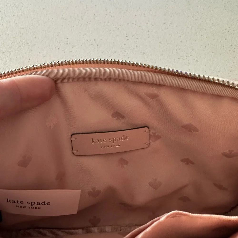 kate spade Blush Pink Quilted Leather Crossbody Bag